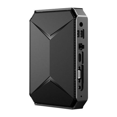 Mini Pc Windows Linux Ordinateur Double Os Barebone Quad-Core 2.4 Ghz Noir + SD 128Go YONIS