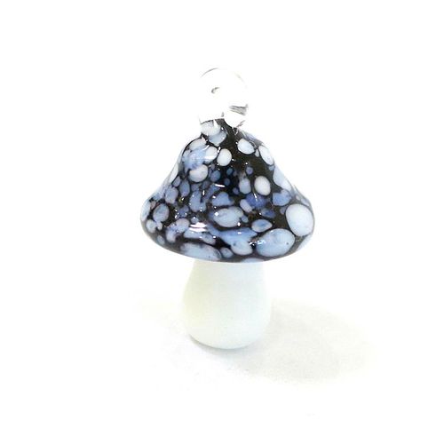 Mini Pendentif En Forme De Champignon,2 Pices,Breloques En Verre Faites  La Main Pour Femmes Et Filles,Design Cratif,Bijoux De Fte