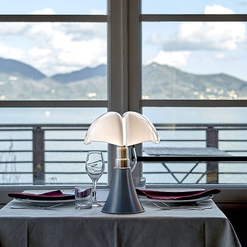 Martinelli Luce Minipipistrello Lampe Table Brune
