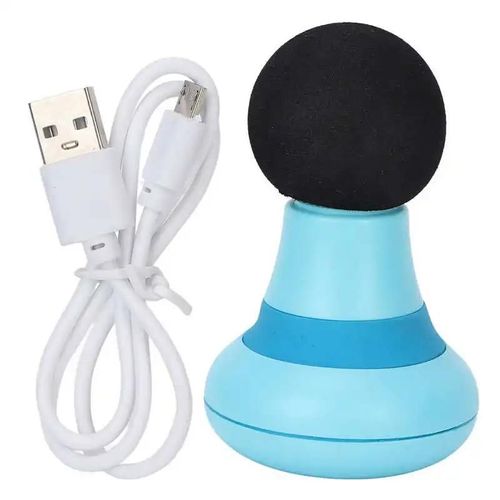 Mini Pistolet De Massage Musculaire De Poche,Appareil De Massage Du Visage,Du Dos,Du Cou,Du Corps,Soulagement - Bleu[D98882]