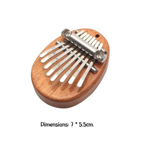 Mini Plaque Sapele Portable  8 Touches, Piano  Pouce Kalimba Mbira Sanza, Instrument De Pratique Pour Dbutants, Cadeaux De Nol