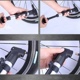 alliage \'aluminium portable pour pompe à vélo de course Mini pompe à vélo