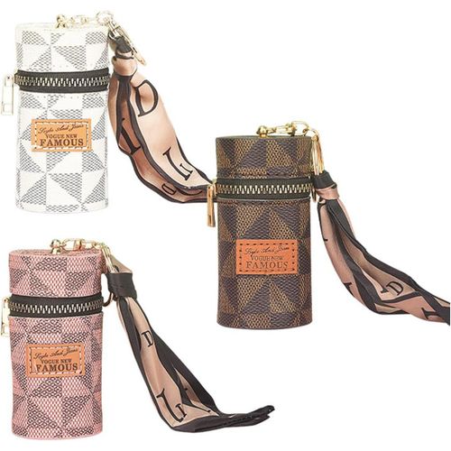 Mini Porte-Monnaie  Motif Triangulaire - Sac  Rouge  Lvres Pendentif Simple Rtro, Petit Portefeuille Pour Femme, Portefeuille Porte-Cls Portable, Mini Rangement  La Mode (Blanc)