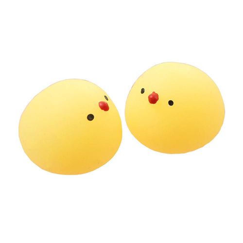 Mini Poussin  Presser En Silicone Souple, Jouet Cratif Et Amusant,  Pincer,  Presser,  Dcompresser,  Pincer