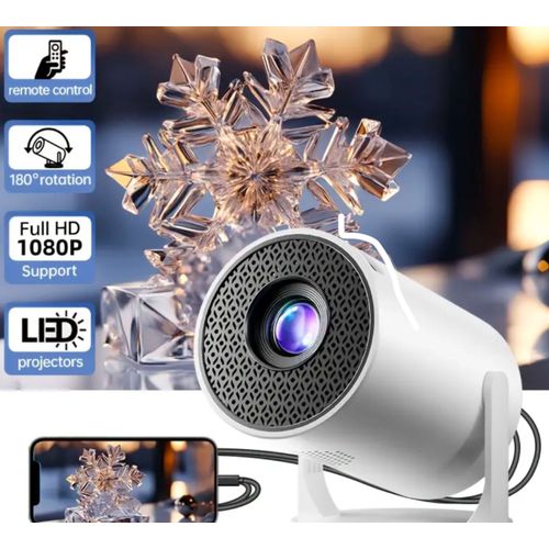 Mini Projecteur Intelligent SCUARI S100 - Vido 4K, Correction Automatique de la Trapez, WiFi6 & Wireless5.2, Rotation  180, Cinma Maison Haute Dfinition pour Smartphone/Ordinateur Portable