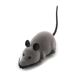 Jouer avec le chat gris Telecommande electronique souris de jouet pour le tour 