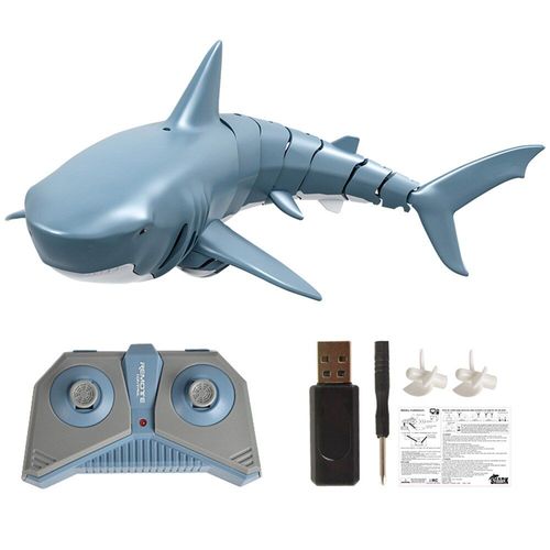 Mini Requin Radiocommand Avec Tlcommande, Jouet Rc Qui Nage Sous L'Eau, Bateau lectrique De Course, Jeu De Piscine,