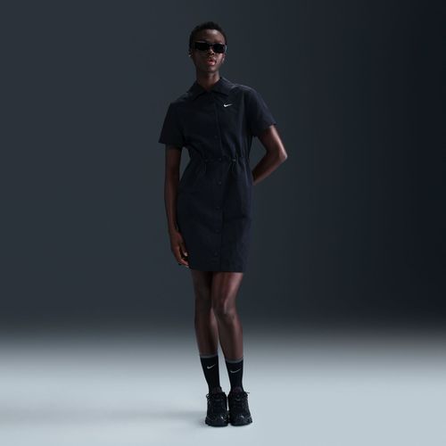 Mini-Robe  Manches Courtes Nike Sportswear Every Wovens Pour Femme - Noir - Xs (Fr 34-36)