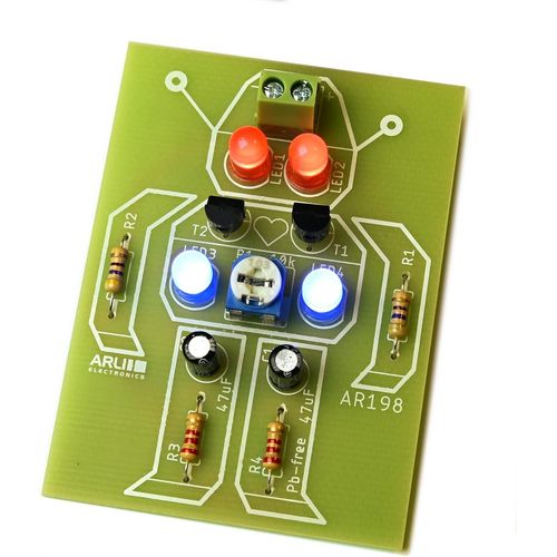 Mini Robot Lumineux  Led-Kit lectronique