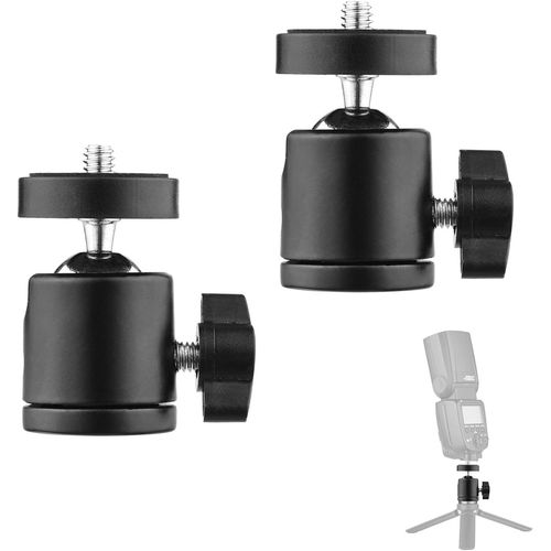 Mini Rotule Photo,2 Pcs Mini Trpied Rotule,Rotule Photo,Mini Rotative Rotule,Pivotante 360 Rotule De Suspension,Adapt Aux Appareils Photo Reflex,Camscopes,Supports D'clairage,Monopodes,Trpieds