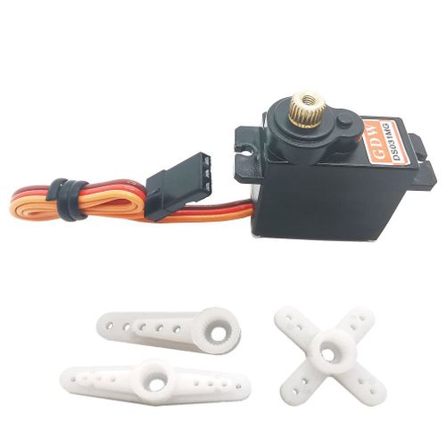 Mini Servo Numrique En Mtal Ds031mg 9g 12g, Pour Hlicoptre, Robot  Ailes Fixes, Fabrication Soigne