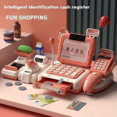 Mini Supermarch De Simulation De Nourriture Pour Enfants, Jouet De Maison De Jeu, Caisse Enregistreuse, Lumire Sonore Multifonctionnelle, Peut Eau, Cadeau Pour Enfants, Nouveau