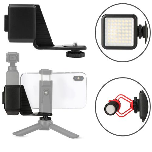 Mini support de fixation portable avec griffe pour camera d'action DJI OSMO Pocket
