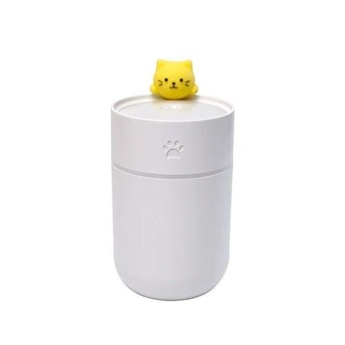 Mini supporter ficateur d'air USB pour animaux de compagnie,chat mignon,aquarelle,maison,petit atomiseur,grand volume de brouillard,machine d'aromathrapie,petit cadeau - Type white