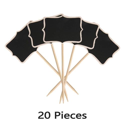 Mini Tableau Noir Avec Support,20/100 Pices,Carte De Lieu De Mariage,Panneau De Notes,Ardoise Pour Restaurant,Fte,Cadeau  Domicile - Type 20 Pieces