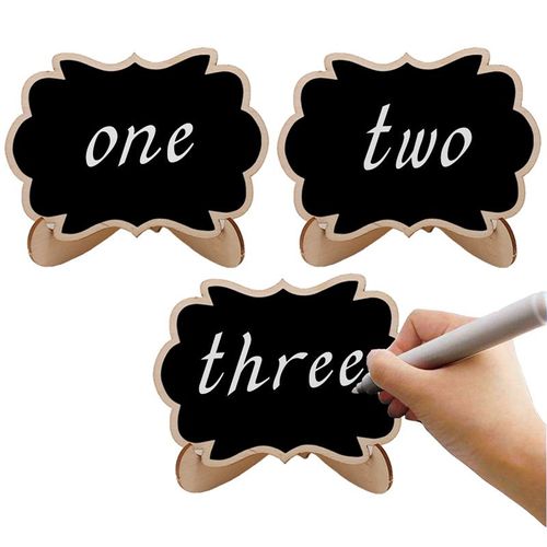 Mini Tableau Noir Ardoise,15PCS 10×7.5cm Mini Tableaux à