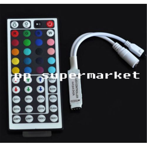 Mini Tlcommande Sans Fil Ir 12v Dc,3/24/44 Touches,Contrleur Rgb,Mini Wif 3 Touches Pour 3528 5050 Rgb - Type 44key Mini Controlle