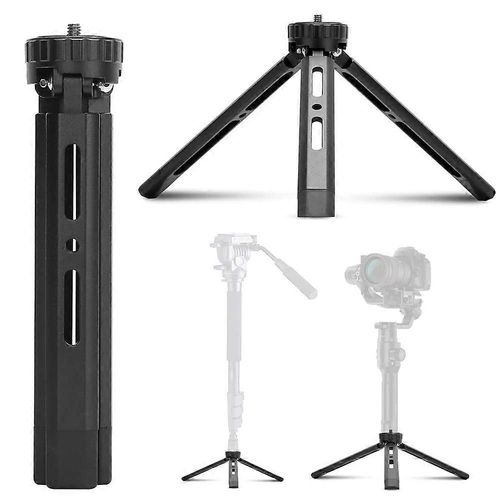 Mini trpied avec trou de filetage 1/4 et 2 fentes dextension pour appareil photo Support de smartphone Lumire dappoint