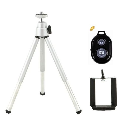 Mini trpied flexible  2 sections pour projecteur,appareil photo en Aluminium,trpied de photographie pour tlphone portable - Type Bracket and Control