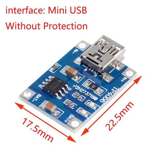 Mini Usb Tp4056 1a Batterie Au Lithium Rechargeable Module De Charge Carte Chargeur De Batterie Au Lithium Type-C Interface Usb