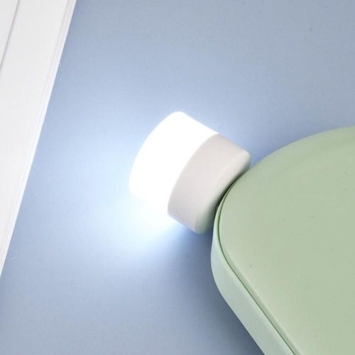 Mini Veilleuse Usb Blanche Chaude,Protection Des Yeux,Lampe De Lecture De Livre,Prise Usb,Charge D'alimentation Mobile Pc,Outil D'clairage Led,1pc - Type C White Light
