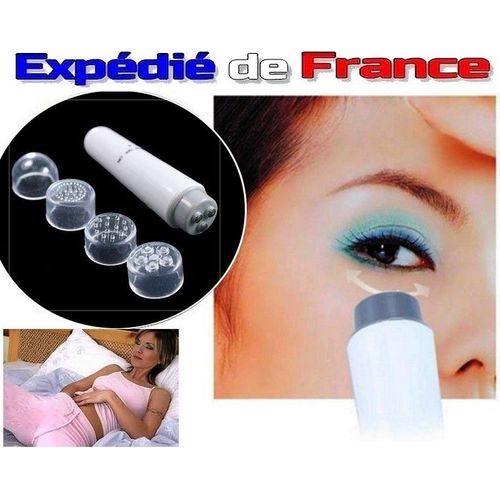 Mini Vibromasseur Multi-Usage (Vibro Sextoy Ou Appareil De Massage Stimulant, Relaxant, Tonifiant , Effet Anti-Rides Visage (Paupires, Lion, Front...) Corps (Crane, Tempes, Nuque, Pieds, Dos, Etc...)