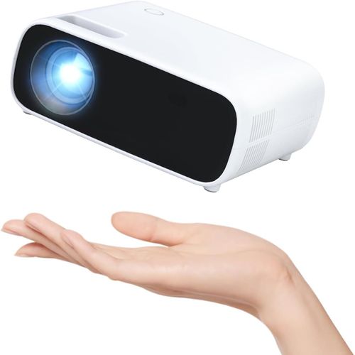 Mini vidoprojecteur Full HD 1080P maison/extrieur, 5G WiFi Bluetooth Projecteur portable, 18000 lumens, compatible avec iOS/Android/ordinateur portable/HDMI/USB/X-Box (noir)