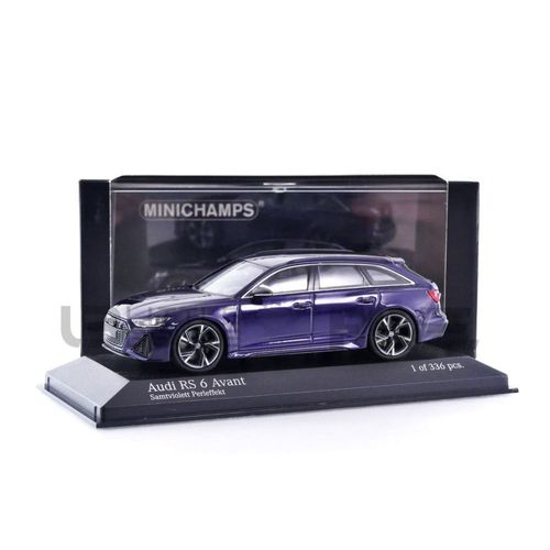 Minichamps 1/43 410018016 Audi Rs6 Avant - 2019 Diecast Modelcar