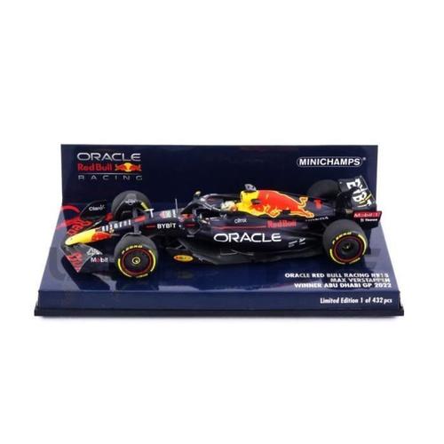 Minichamps 1/43 417222201 Red Bull Rb18 - Winner Abu Dhabi Gp 2022 (M. Verstappen) Diecast Modelcar