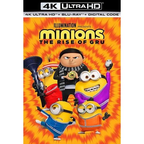 Minions: The Rise Of Gru [Ultra Hd] 4k Mastering, Eco Amaray Case
