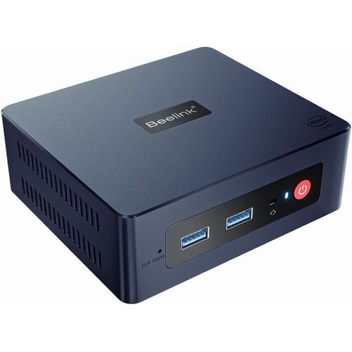 Minis Business Mini Pc Avec Intel 11Th Gen 4 Cores 8Gb Ddr4 128G Ssd,Mini Pc De Bureau 4K Dual Hdmi,Allumage Automatique/Wake On Lan,Wifi Dual 2.4G/5G,Ethernet Gigabit,Usb 3.0