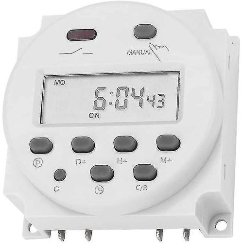 Minuterie Commutateur 12v 16a Numrique lectronique Lcd Relais Temporel Commutateur Programmable Lcd Numrique Micro-Ordinateur Mini Contrle Power Timer Commutateur Cn101a