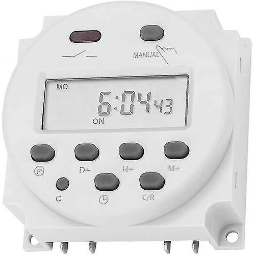 Minuterie Commutateur 220v Numrique lectronique Lcd Relais Temporel Commutateur Programmable Lcd Numrique Micro-Ordinateur Mini Contrle Power Minuterie Commutateur Cn101a