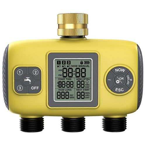 Minuterie D'arrosage Automatique  3 Sorties Pour Systme D'arrosage De Jardin, Programmateur D'arrosage Bsp3/