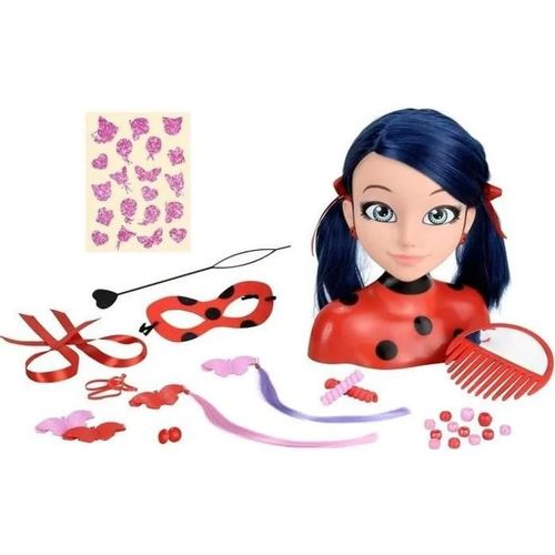 Tte  Coiffer Ladybug Bandai - La Tte  Coiffer