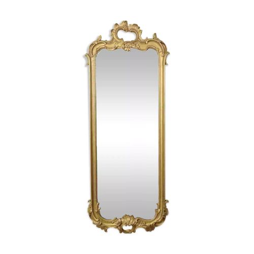 Miroir Ancien Franais Dor De Style Baroque Du Xixe Sicle 148 Cm Dore
