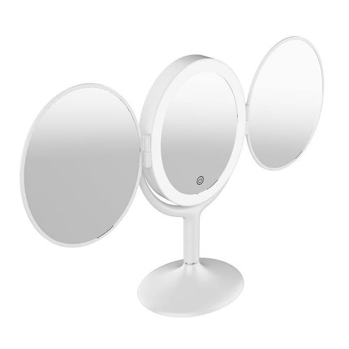 Miroir De Maquillage Avec Lumires, Miroir De Vanit clair  Grossissement 1x 2x 3x, Triple, Double Puissance, Miroirs De Beaut Portables