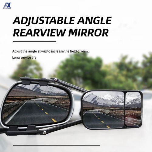 Miroir De Remorquage Rglable Pour Remorque, Extension D'aile, Angle Mort, Voiture, Camion, Angle Mort, Vue Latrale
