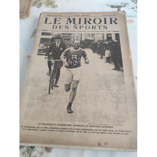 Miroir Des Sports Du 26 Aot 1920