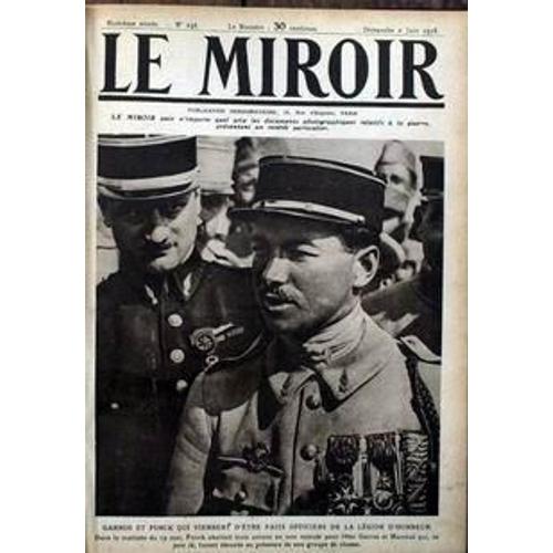 Miroir (Le) N 236 Du 02/06/1918 - Garros Et Fonck Qui Viennent D'etre Faits Officiers De La Legion D'honneur.