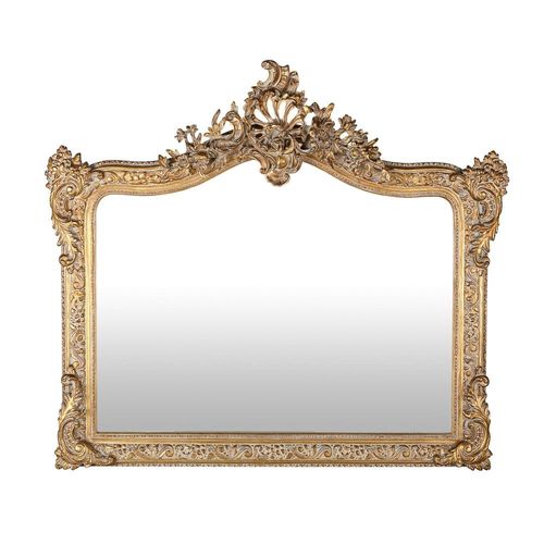 Miroir Rectangulaire  Moulures Dores 114x100