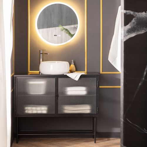 Miroir Salle De Bain Avec clairage Led Anti-Bue Palolem 60cm Slectionnable (Chaud-Neutre-Froid)