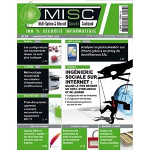 Misc 59 Ingenierie Sociale Sur Internet