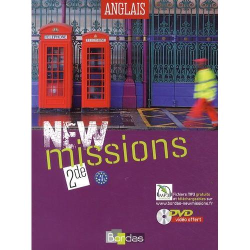 Anglais 2e A2-B1 New Missions - (1 Dvd)   de Lansonneur Sraphine  Format Broch 