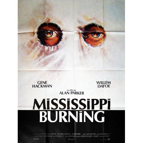 Mississippi Burning - Vritable Affiche De Cinma Plie - Format 120x160 Cm - De Alan Parker Avec Gene Hackman, Willem Dafoe, Frances Mcdormand, Brad Dourif, Pruitt Taylor Vince - 1988 #