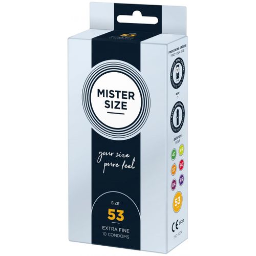 Mister.Size Prservatifs 53 Mm 10 Pices