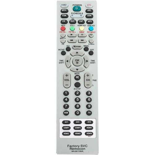 MKJ39170828 Tlcommande de Remplacement pour LG Smart LCD LED TV DU-27FB32C 105-201M 21FS2CLX 32LB550B-ZA 32LC56-ZC 32LG30 32LC45-ZA 32LG300C-ZA 32LX2R-ZE.ALEWLF 32LY750H