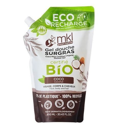 Mkl Green Nature Eco-Recharge Gel Douche Bio** Coco 900ml