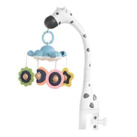 Mobile Bebe Pour Berceau Jouets Avec Musique Et Lumieres Telecommande Lampe Projecteur Pour Garcon Play Crib Mobile Blanc Rakuten