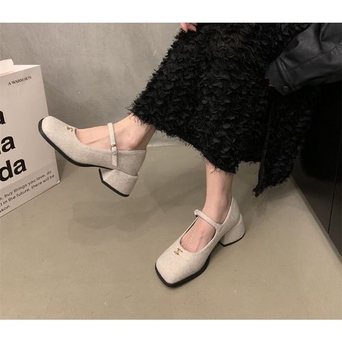 Mocassins  Bouche Peu Profonde Pour Femmes,Chaussures Plates,Baskets Dcontractes Pour Femmes,Robe En Fourrure,Rtro Basique,Peluche Courte R,Automne Et Hiver 2024 - 40